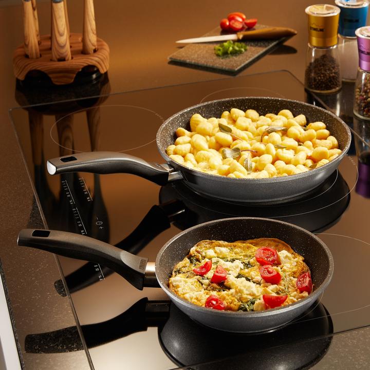 Actual product image Stoneline Pan set, 2 pieces, 20/28 cm (28 cm, Frying pan, Aluminium)