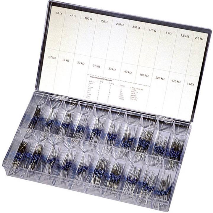 Image du produit Tru Components Assortiment Praktiker, résistances à couche métallique