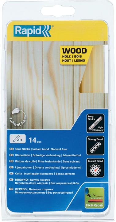 Produktbild Rapid Holz Klebesticks Ø12x190mm 14 Stück