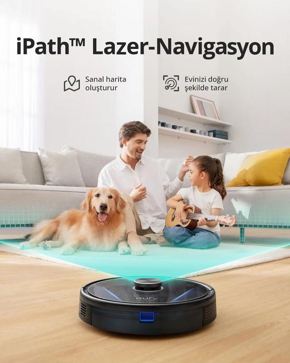 Produktbild eufy L35+ Saug-und Wischroboter Schwarz (Saugwischroboter)