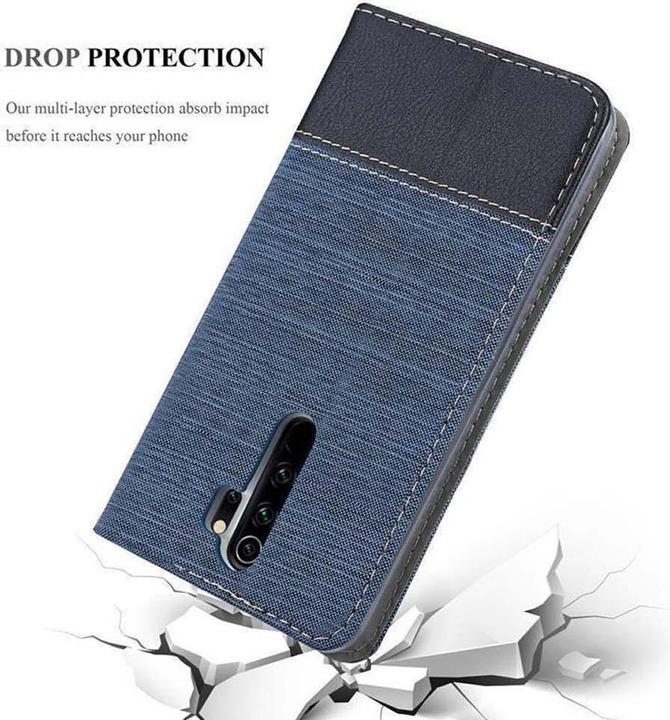 Actual product image Cadorabo Book Jeans Optics Cover (Xiaomi Redmi Note 8 Pro)