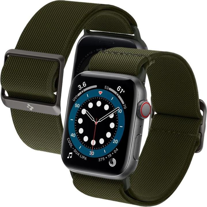 Immagine prodotto Spigen Fascia Fit Lite per Apple Watch Serie 42, 44, 45, 49 mm - kaki (42 mm, 44 mm, 45 mm, 49 mm, Nylon)