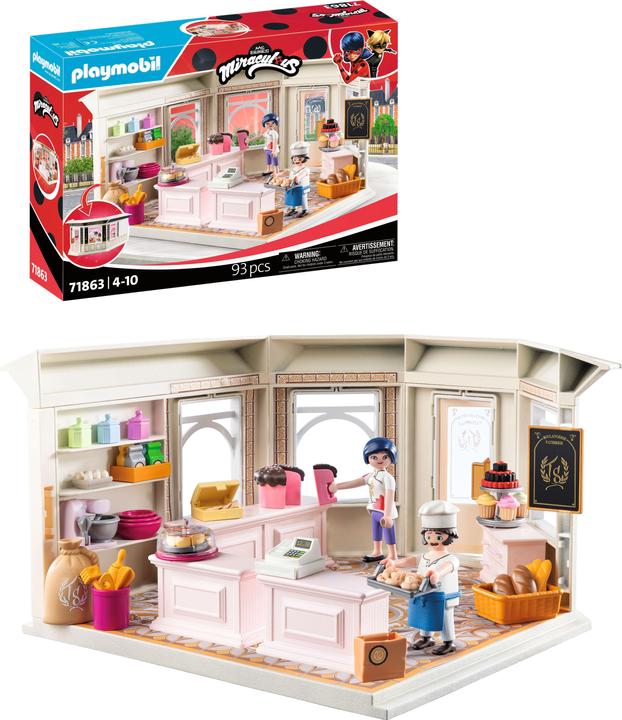 Produktbild Playmobil Miraculous: Französische Bäckerei (71863, Playmobil Miraculous)