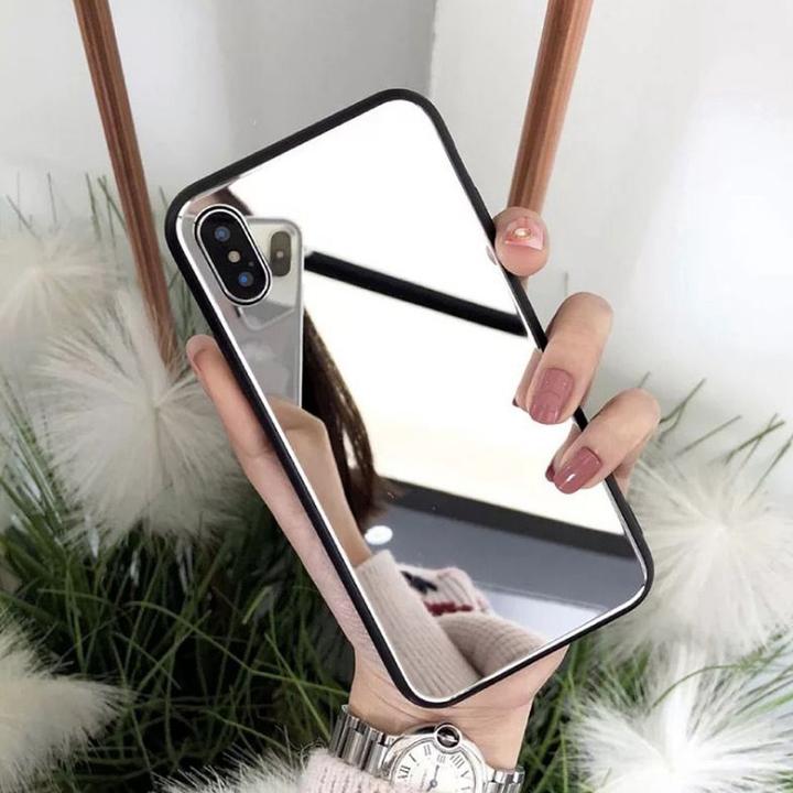 Actual product image PhoneLook Cover mirror with black silicone edges (Apple iPhone 11 Pro Max)