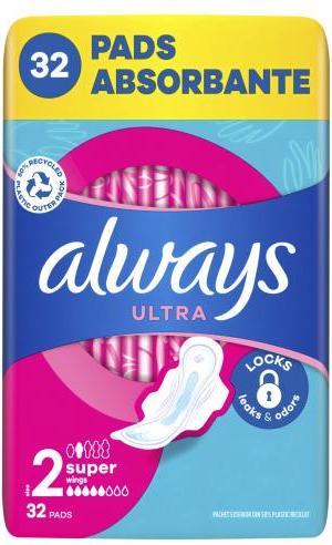 Produktbild Always Ultra Super (32 x, Damenbinden)