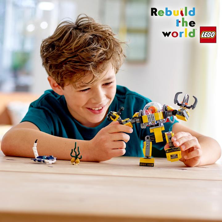 Produktbild LEGO Unterwasser-Roboter (31090, LEGO Creator 3-in-1)