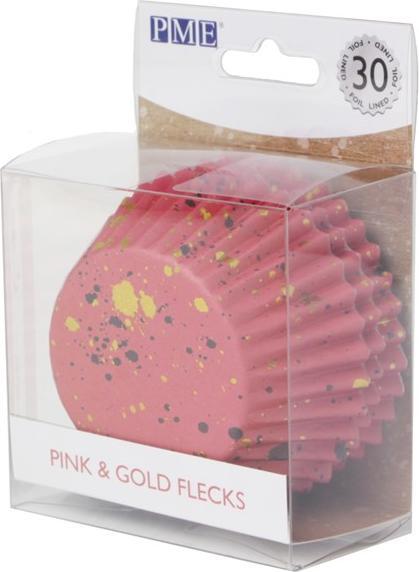 Image du produit PME Moules à cupcakes rose et or (5 cm)