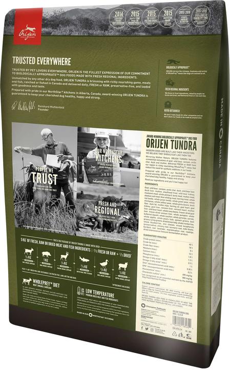 Orijen Tundra mit Ziege (Adult, 1 Stk., 11400 g)