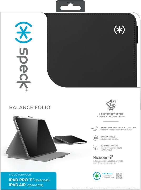 Produktbild speck Balancde Folio (iPad Pro 11 2018 (1. Gen), iPad Pro 11 2020 (2. Gen), iPad Pro 11 2021 (3. Gen), iPad Pro 11 2022 (4. Gen), iPad Air 2020 (4. Gen), iPad Air 2022 (5. Gen))