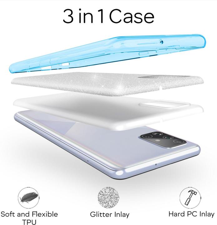 Immagine prodotto Nalia Copertura glitterata (Samsung Galaxy A71)