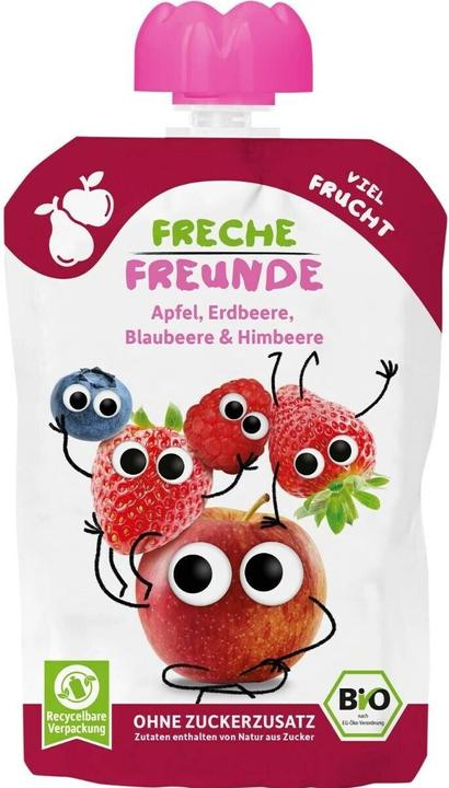 Actual product image Freche Freunde FF Apfe Erdbe Blaub Himb BIO STB (600 g)