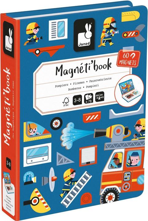 Janod Magnetbuch Feuerwer (Deutsch)