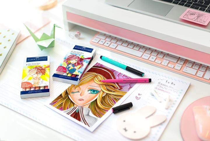 Actual product image Faber-Castell Manga Kaoiro set (Multicoloured, 6 x)