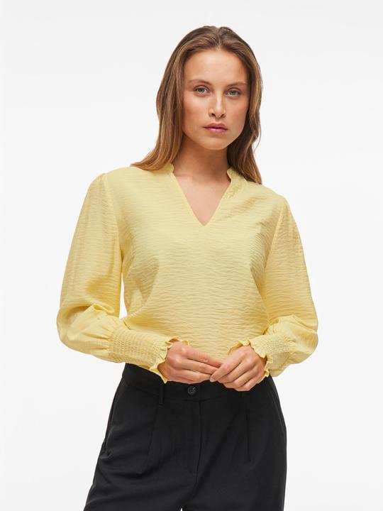 Actual product image Vila V-Ausschnitt Oberteil mit langen Ärmeln (44)