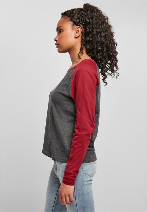 Produktbild Urban Classics Ladies Contrast Raglan Longsleeve (L)