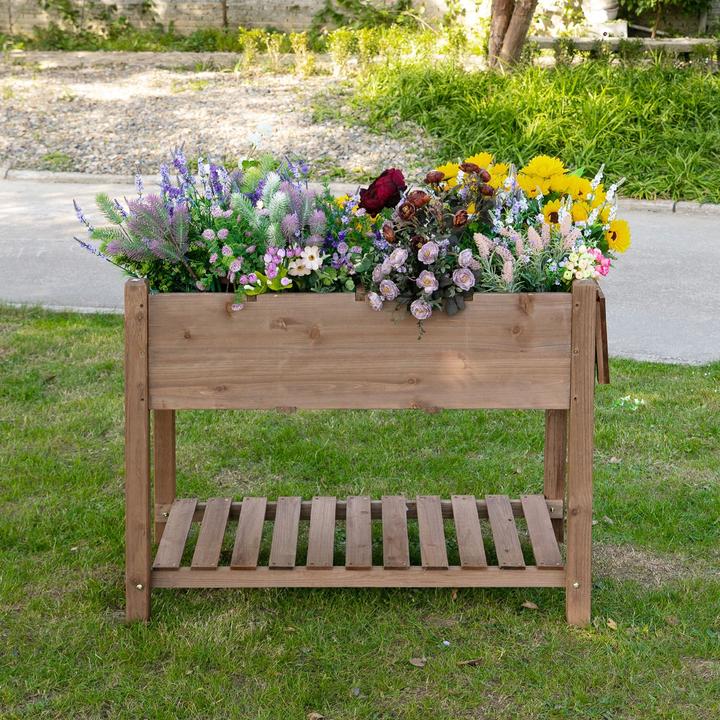 Produktbild Outsunny Hochbeet mit einer Aufteilung für 8 Bereiche