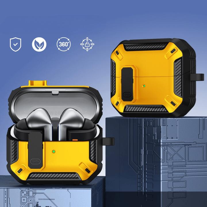 Produktbild Cover-Discount Galaxy Buds3 / Buds3 Pro - Armor Schutzhülle mit Karabiner (Kopfhörer Hülle)
