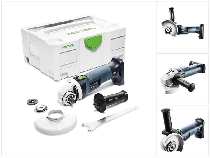 Image du produit Festool AGC 18-125 Li EB-Basic haakse accu slijper (body) 18V Li-ion, 125mm (125 mm)