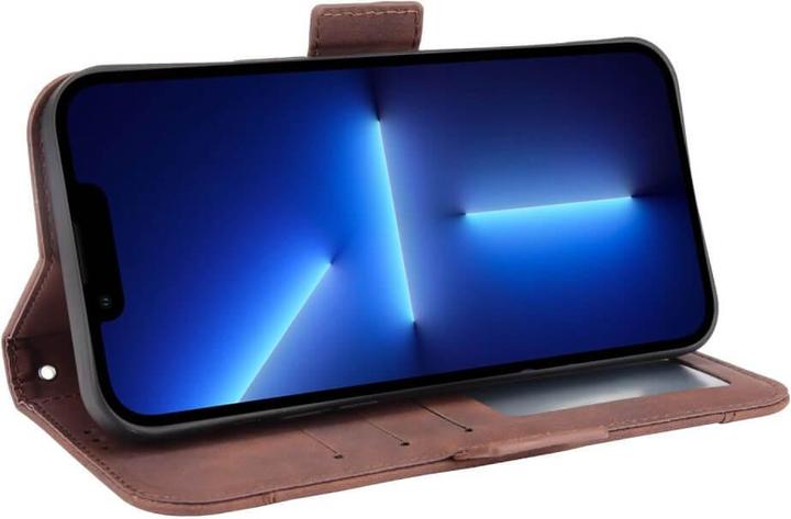 Produktbild Cover-Discount iPhone 14 Pro - Etui mit vielen Kartenfächer braun (Apple iPhone 14 Pro)