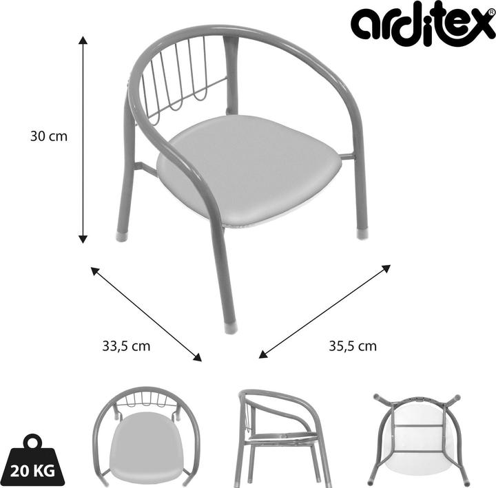 Immagine prodotto Arditex Sedia per bambini Paw Patrol Multicolore Rosso (Dinette per bambini)