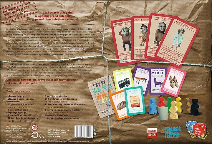 Actual product image Trefl PRL KOLEJKA - quee - board game from (Polish)