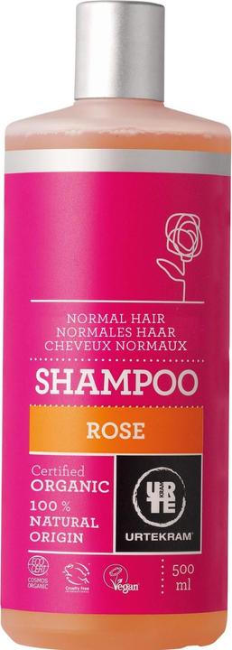Actual product image Urtekram Rose Shampoo Normal Hair Organic (500 ml, Liquid shampoo)