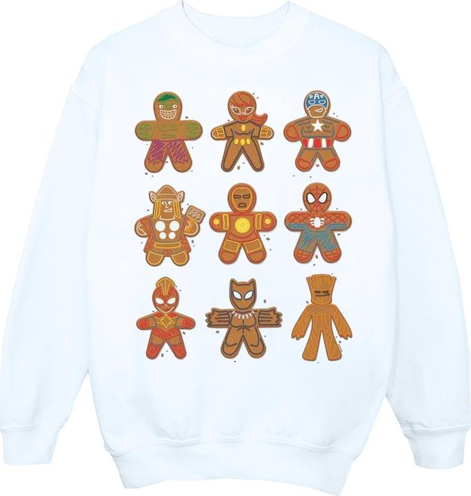 Actual product image Mens Avengers Christmas Gingerbread Sweatshirt (L)