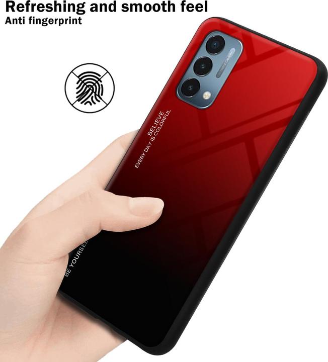 Image du produit Cadorabo TPU 2 couleurs Housse en verre (OnePlus Nord N200 5G)
