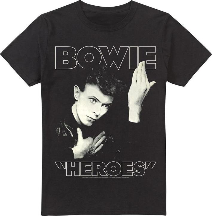 Produktbild David Bowie Heroes Cover TShirt (S)