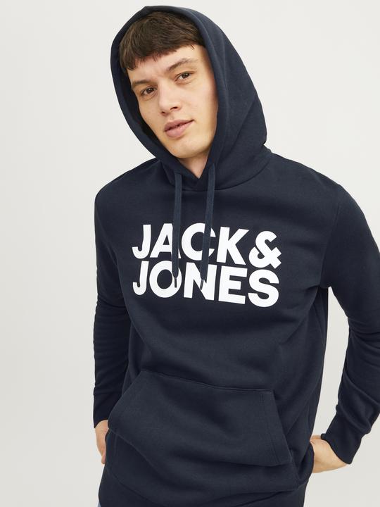 Produktbild Jack & Jones Jjecorp Logo Sweat Hood 2pk Mp (XS)