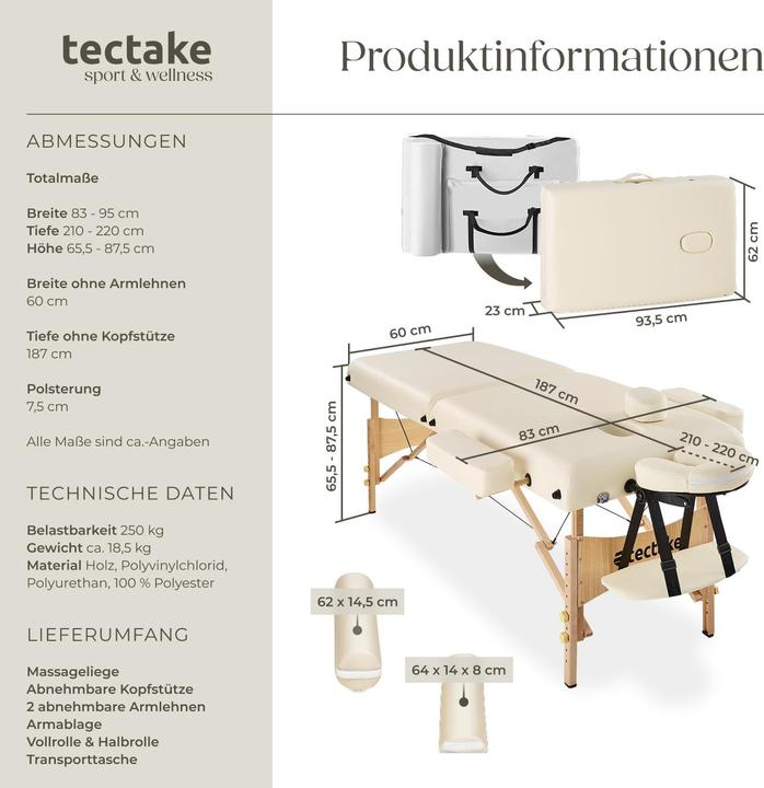 Actual product image tectake 2 zones