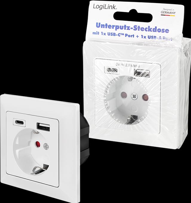 Produktbild LogiLink Unterputz-Steckdose
