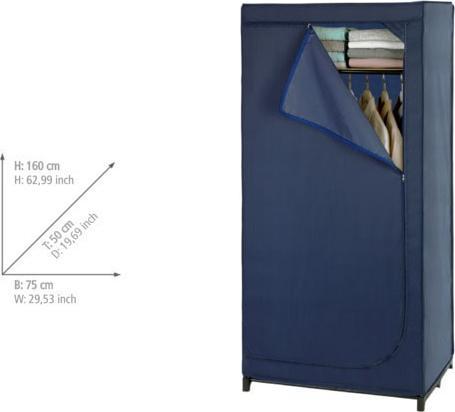 Actual product image Wenko Wardrobe (75 x 50 x 160 cm)