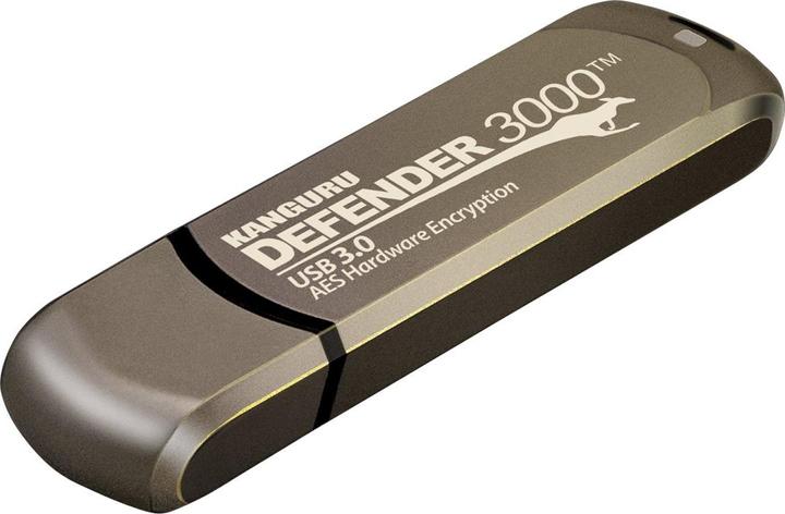 Image du produit Kanguru Defender 3000 - 128 Go - USB de type A - 3.2 Gen 1 (3.1 Gen 1) - capuchon - 38 (128 Go, USB-A)