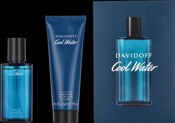 Actual product image Davidoff Cool Water Eau De Toilette 40 Ml Gift Set (Body care set)