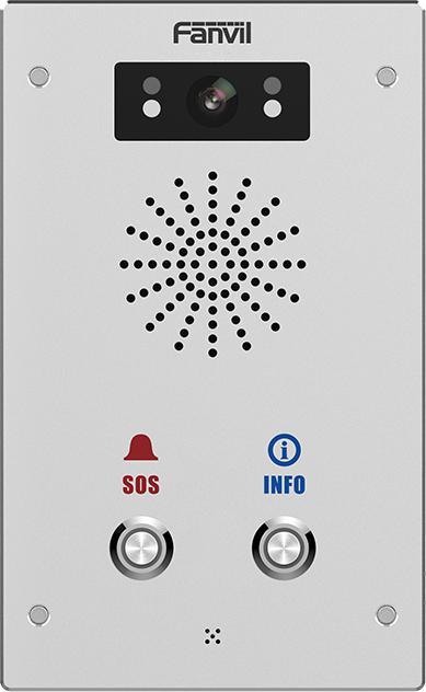 Actual product image Fanvil I16SV-02P SIP Audio Intercom