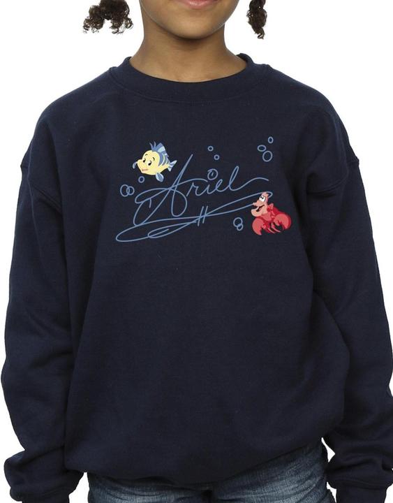 Immagine prodotto Disney The Little Mermaid Ariel Felpa Ragazze (152, 158)