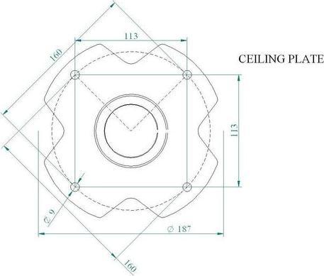 Actual product image Euromet Arakno (Ceiling)