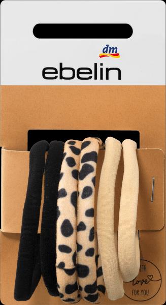 Produktbild dm ebelin Ebelin, Haarbänder, Leo -Look, 6 Stücke (Haargummi)