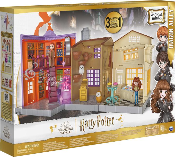 Actual product image Spin Master Wizarding World Harry Potter - Diagon Alley (Angle Alley) playset with light and sound and 2