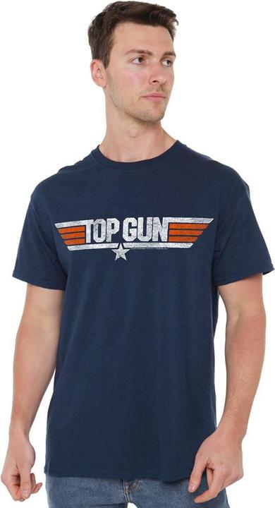 Immagine prodotto Top Gun Maglietta Logo Effetto Invecchiato Uomo (4XL)