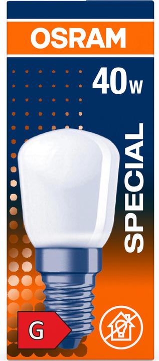 Actual product image Osram SPECIAL OVEN T FR 40W 230V E14 (E14, 40 W, 300 lm, 20 x, G)