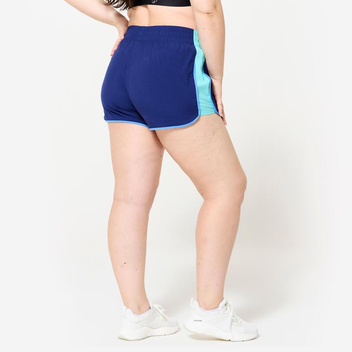 Produktbild Domyos Shorts kurz leicht - dunkelblau/hellblau (L)