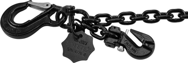 Actual product image Safetex Sling chain EN818-4 with shortening hook 1m WLL2000kg