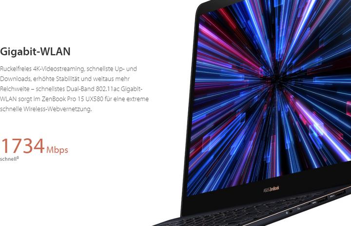 Image du produit ASUS ZenBook Pro 15 UX580GD-BN008T (15.60", Intel Core i7 8750H, 16 Go, 512 Go, CH)