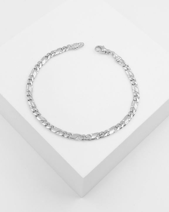 Actual product image Muau Chain of 8 (19 cm, White gold)