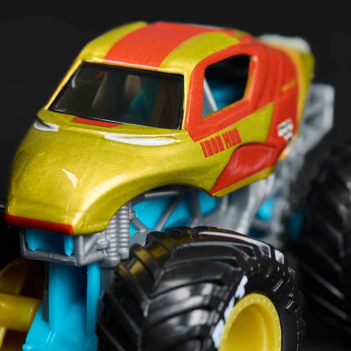 Actual product image Monster Jam Marvel Iron Man Vs. War Machine