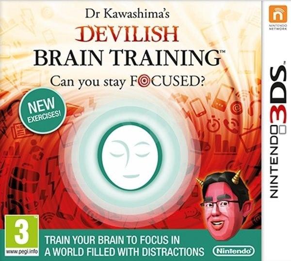 Actual product image Nintendo Dr Kawashima's Devilish Brain Training 3DS (EN)