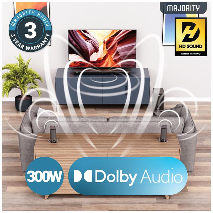 Produktbild Majority Everest 5.1 Dolby Audio Soundbar EU