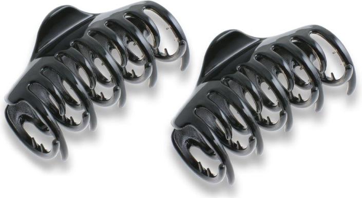 Immagine prodotto Trisa Fermaglio per capelli rotondo grande 80 mm nero 2 pz. (2 pz.)
